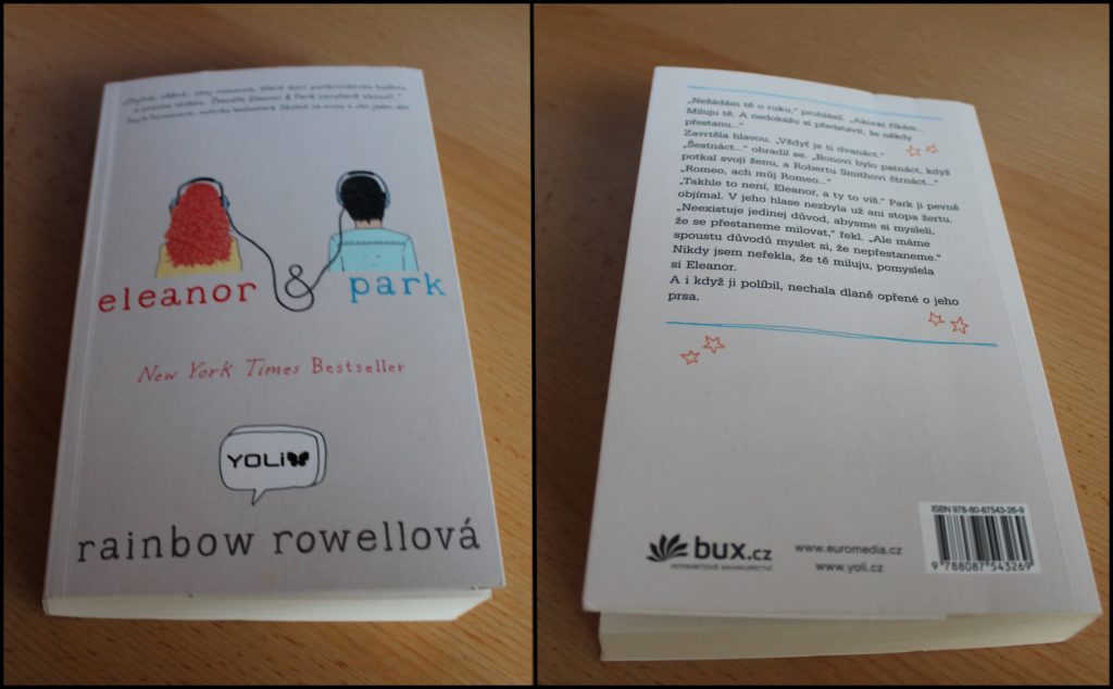 book review recenze knihy Eleanor & Park YOLI
