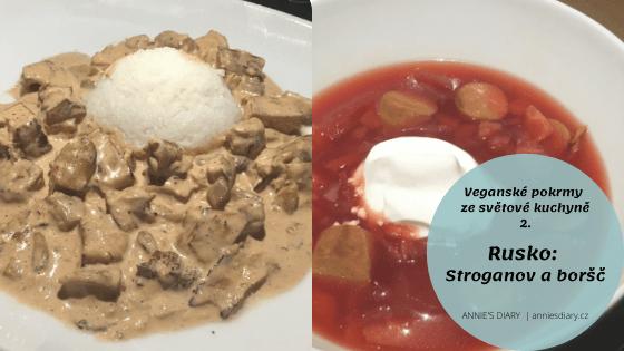 RUSKO: vegan Boršč a&nbsp;Stroganov