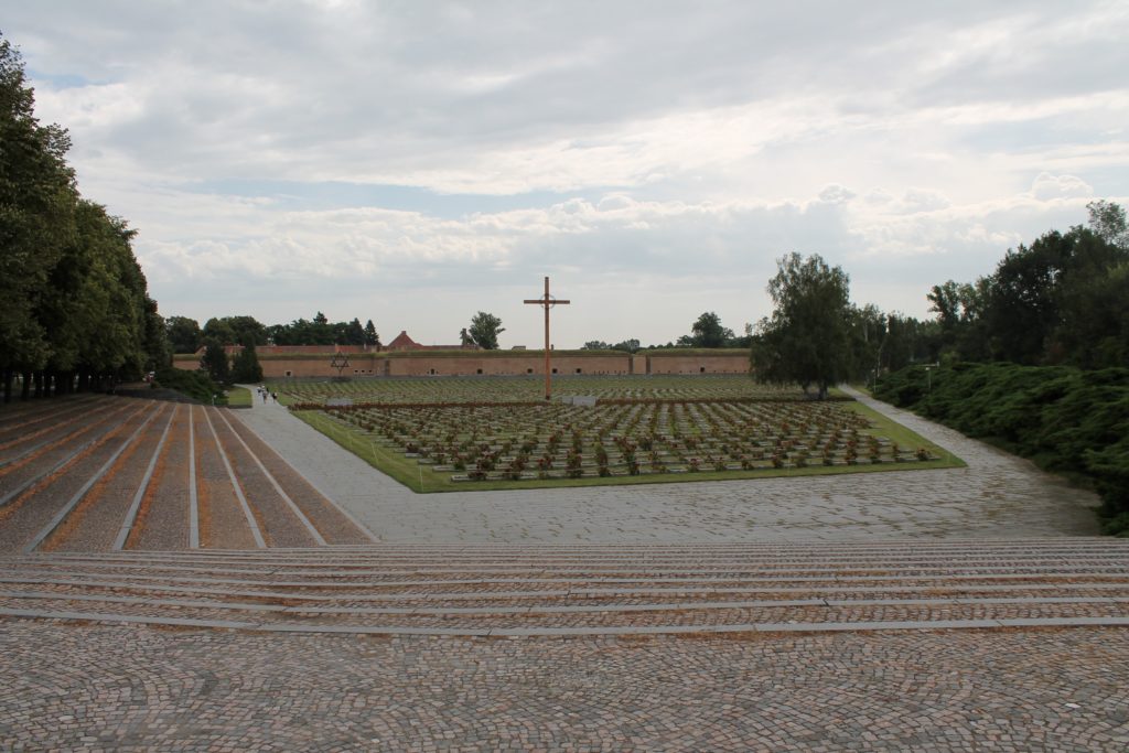 Terezín mapa  Theresienstadt ghetto WW2 malá pevnost Small Fortress památník memorial map event akce