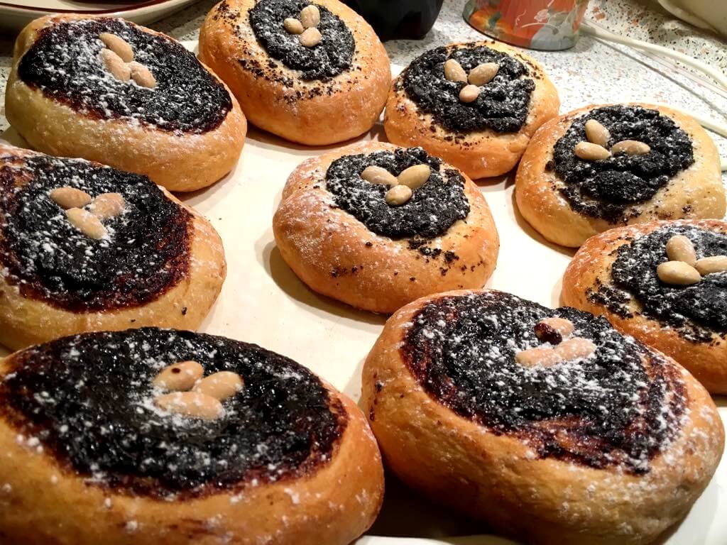 Makové a povidlové&nbsp;koláče